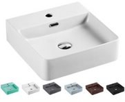 2177 Art Basin - Green Brown Black White Grey