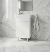 Libra Vanity - 450mm Hidden Handle Solid Door Legs