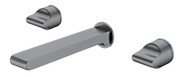 Nero Pearl Wall Basin Bath  Tap Set Gun Metal Grey Nero Pearl Wall Basin Bath  Tap Set Gun Metal Grey