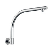 Normandy Swivel Arch Round Wall Shower Arm