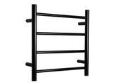 Linsol Allegra Heated Towel Rail & Ladder  4 Bar - Matt Black Linsol Allegra Heated Towel Rail & Ladder  4 Bar - Matt Black