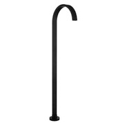Square Free Standing Bath Filler Spout Matt Black Square Free Standing Bath Filler Spout Matt Black