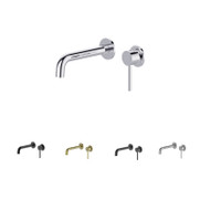 Vivid Iconic Wall Mixer With Spout (Separate Back Plate) , Brushed Gold, Chrome, Brushed Nickel, Gun Metal Grey, Matt Black