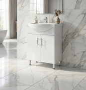 Project Classico Semi-recessed Vanity - 600mm Solid Door Legs