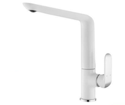 ikon KARA Kitchen Sink Mixer Tap - White & Chrome