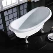 Espada Claw Foot Bathtub Gloss White 1500mm or 1680mm