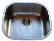 PROJECT Satin Under Bench Under Mount  Stainless Steel Sink -LARGE