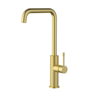 IKON Linie Fluted Brushed Gold Kitchen Laundry Sink Mixer Tap IKON Linie Fluted Brushed Gold Kitchen Laundry Sink Mixer Tap