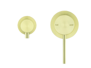 Mica Stainless steel Shower Mixer With Sideways Diverter Separate Plate