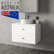 ENGLAND TWIN Hampton Shaker 600 mm Vanity - Optional Stone Bench Top ENGLAND TWIN Hampton Shaker 600 mm Vanity - Optional Stone Bench Top
