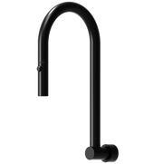Retractable Wall Spout 304 Stainless Steel  Matt Black