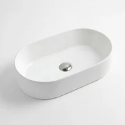 Oval Gloss White Basin 525x310x120mm 