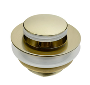 Bathtub 40mm Brushed Gold Pop Up Waste - Ultra Low-profile Bathtub 40mm Brushed Gold Pop Up Waste - Ultra Low-profile
