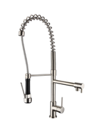 Halo Spring Multi-Function Kitchen & Laundry Mixer Tap -Brushed Nickel