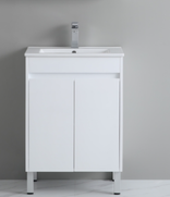 Poseidon White ployurethane PVC Vanity Size:600*460*880mm with leg 