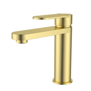 Sora Stainless Steel Basin Mixer Tap Brushed Gold  Sora Stainless Steel Basin Mixer Tap Brushed Gold