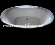 Normandy 1700 X 850 OVAL Inset / Drop in Bath Tub - 8002