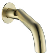 Mica Stainless steel Swivel Bath Spout – Curved French Gold 