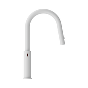 Mecca Smart Sensor Pull Out Kitchen Mixer Matt White