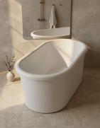 Normandy Mini Oval Freestanding Bath Tub 1200mm 1300mm