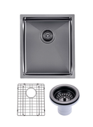 Gun Metal Stainless Steel PVD Single Bowl Kitchen Sink  390mmL x450mmWx 215mmH 