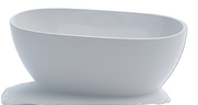 FS8 1500x800x580 Freestanding Bath Tub Gloss White 