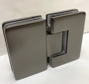 180 Degree Hinge for Frameless Shower Screen - Gun Metal
