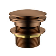 Bath Pop-up Waste 40mm With Removable Waste Overflow -Brushed Copper