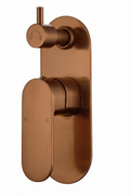 Normandy Lindy Bath Shower Mixer Diverter Tap Brushed Bronze/Copper
