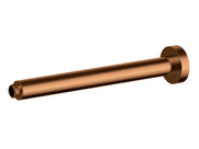 Round Shower Arm Vertical Ceiling Brushed Copper 300mm