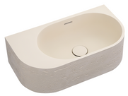 Bella Vista Elysia Pilos Wall Hung Basin with overflow 500 x 275 x 150mm