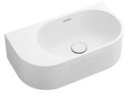 Bella Vista Elysia Neige Wall Hung Basin with overflow 500 x 275 x 150mm