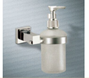 Normany Soap Dispenser, Solid Brass & Chrome