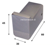 Pescara Chrome Single Robe Hook