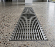 Brushed Stainless Steel Flexi Custom Grate-304 Stainless Steel -100mm Wide