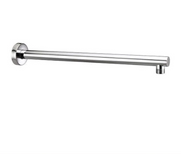 Chrome Round  Wall Shower Arm 400mm or 500mm E Brass & Chrome Plated