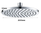 Normandy CHROME ABS Round Shower Head - 200mm Normandy CHROME ABS Round Shower Head - 200mm