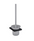Lindy Toilet Brush Holder - Matt Black