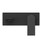 Bianca Matt Black Bath Spout and Mixer Tap Combination Bianca Matt Black Bath Spout and Mixer Tap Combination