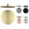Nero Ultra Thin Round Rain Shower Head 250mm, Brushed Rose Gold,Brushed Champagne Gold, Brushed Nickel, Gun Metal Grey, Matte Black