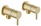 Lollypop Washing Machine Tap Set Brushed Gold , Gun Metal Grey