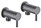 Lollypop Washing Machine Tap Set Gun Metal Grey