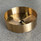 Above Counter Stainless Steel Basin - Brushed Gold