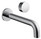QI Rund Progressive Wall  Bath & Basin Mixer Tap - Chrome, Matt Black, Brushed Nickel, Brushed Gold, Gun Metal Grey QI Rund Progressive Wall  Bath & Basin Mixer Tap - Chrome, Matt Black, Brushed Nickel, Brushed Gold, Gun Metal Grey