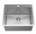 ARCKO LUX UNDER/OVERMOUNT SINGLE BOWL STAINLESS STEEL SINK ---1 TAP HOLE 