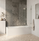 Normandy Frameless OverBath Shower Screen Two Panel