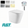 Jessen Quiet Swirl Flush Wall Faced Pan with R&T Inwall Cistern (Rimless + Tornado)