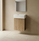 Libra Compact Ensuite vanity - 480mm Door & Open Shelf - Wall Hung