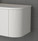 Satin White Curve Rouned Fluted Corner 1500 Mm Vanity - Optional Stone Bench Top - ALL DRAWERS Satin White Curve Rouned Fluted Corner 1500 Mm Vanity - Optional Stone Bench Top - ALL DRAWERS