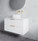 Cottage TWIN 600 mm Satin White Wall Mount Vanity - Optional Stone Benchtop Cottage TWIN 600 mm Satin White Wall Mount Vanity - Optional Stone Benchtop